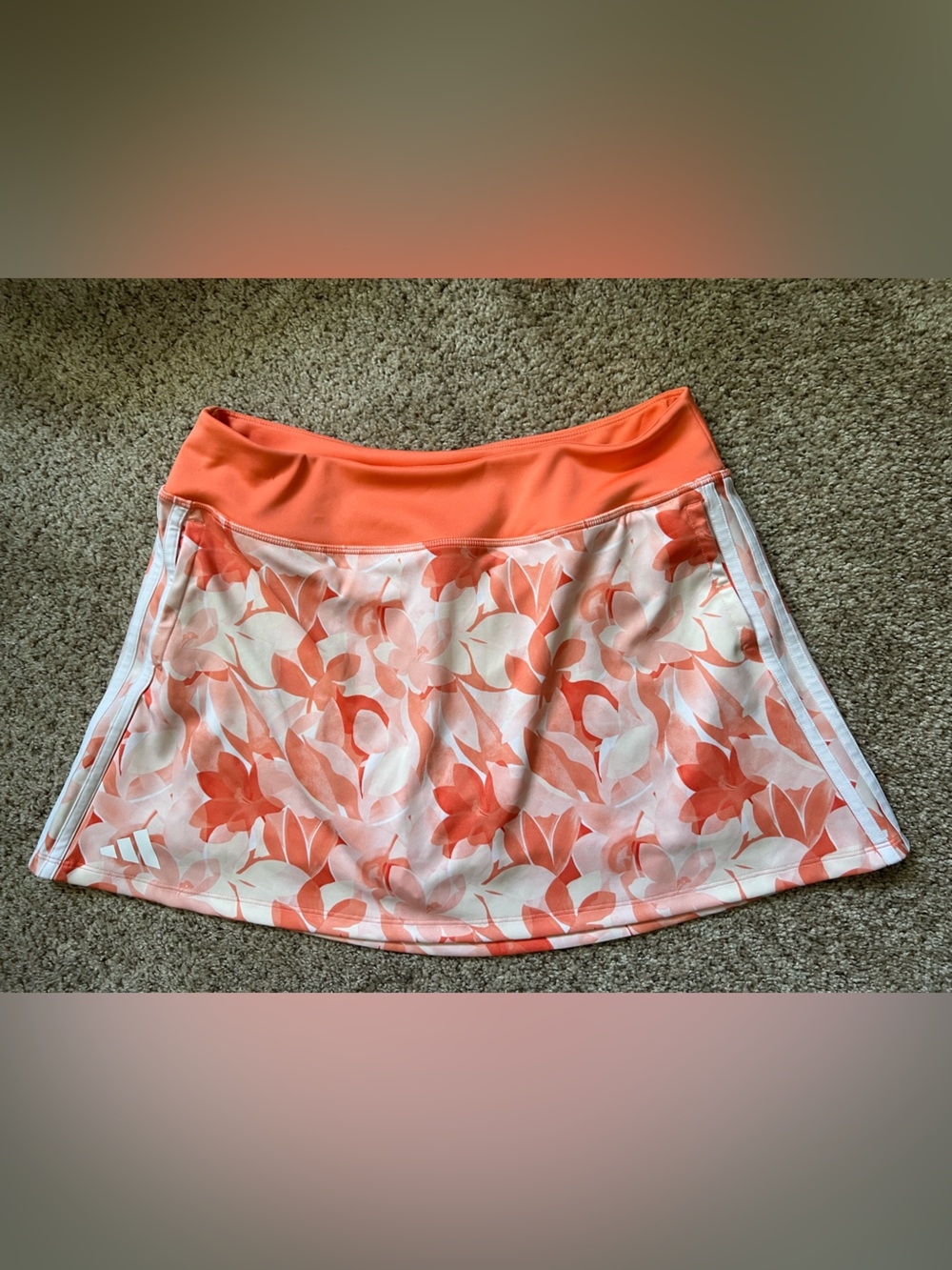 adidas Golf Coral Floral Tennis Golf Skort‎ size medium